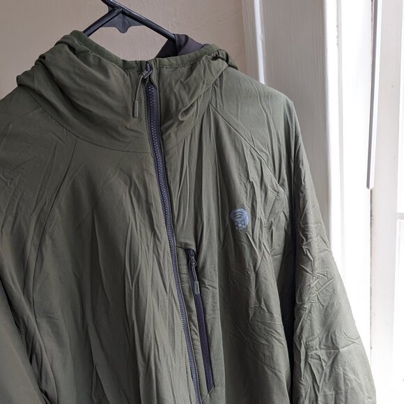 Mountain Hardwear Men's X-Large Kor Strata Hooded Jacket, Dark Bolt - Picture 5 of 5